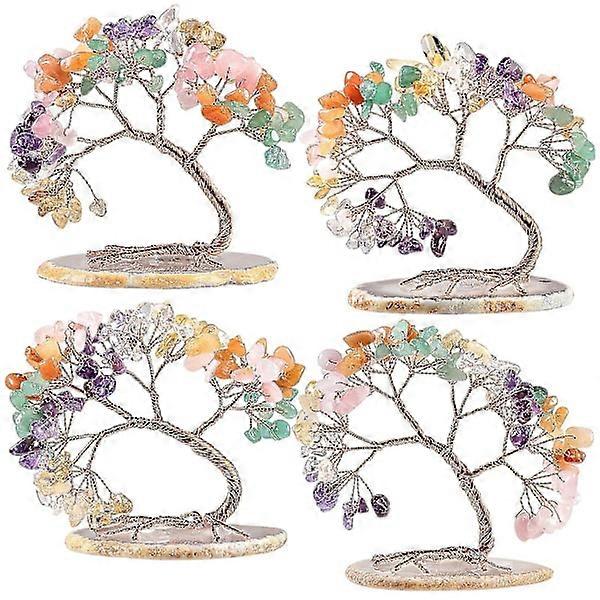 Handmade Colored Crystal Money Tree