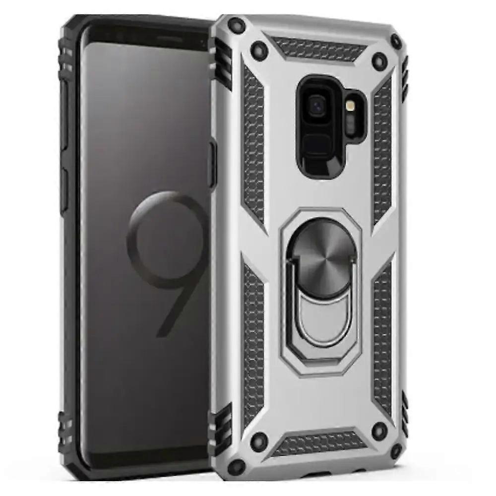 Shockproof Ring Holder Case For Samsung Galaxy (silver)