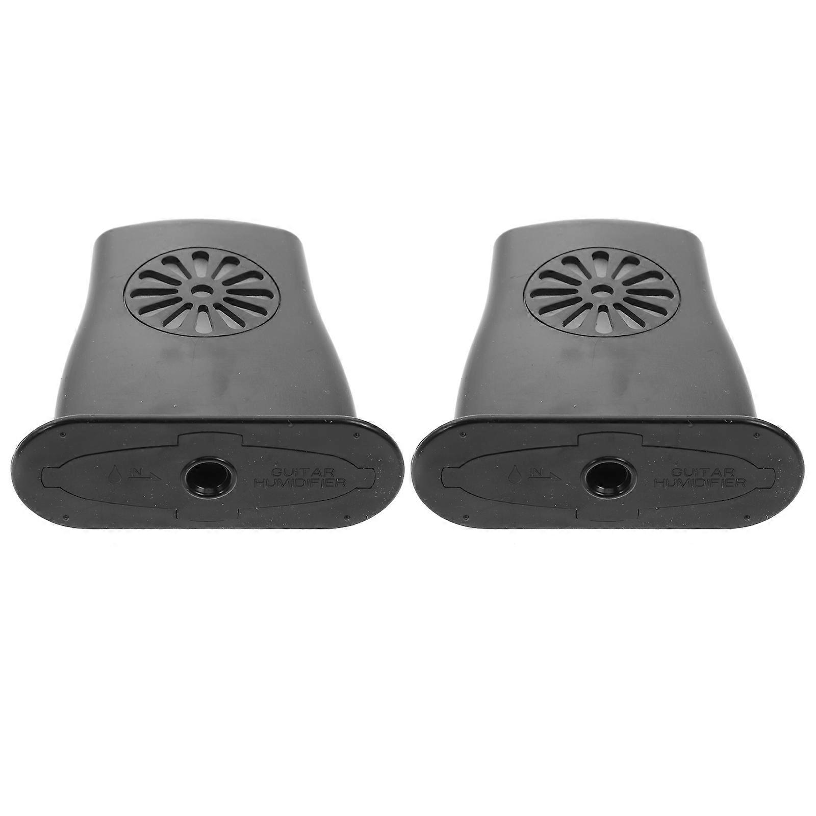 Portable Guitar Humidifier 2pcs Set Sound Hole Moisture Control for Acoustic Guitars, Odorless, Durable, Easy to Use, Prevents Cracking and Warping