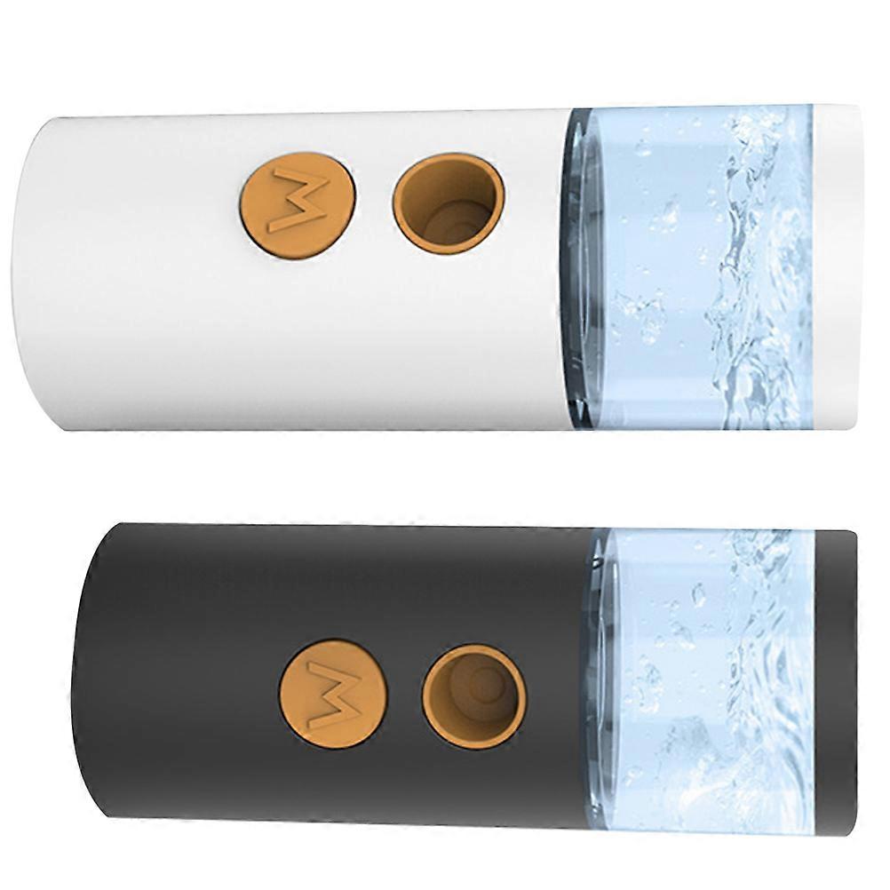 Nano Mist Sprayer Handheld Humidifier For Travel Car Office Black 2Pcs