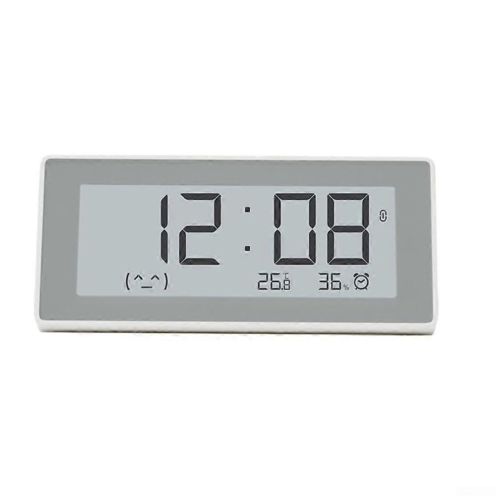 Smart Clock Temperature and Humidity Meter, EInk Screen with Remote Monitoring, Builtin Timer for Living Room, Office, Classroom