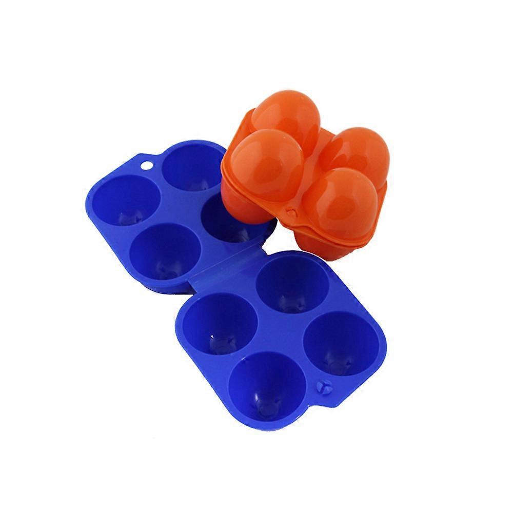 Portable Egg Holder Case For Fridge 1Pc Chocolate Color 14.5x10.5x7.5cm Shockproof And Durable Plastic Storage Box