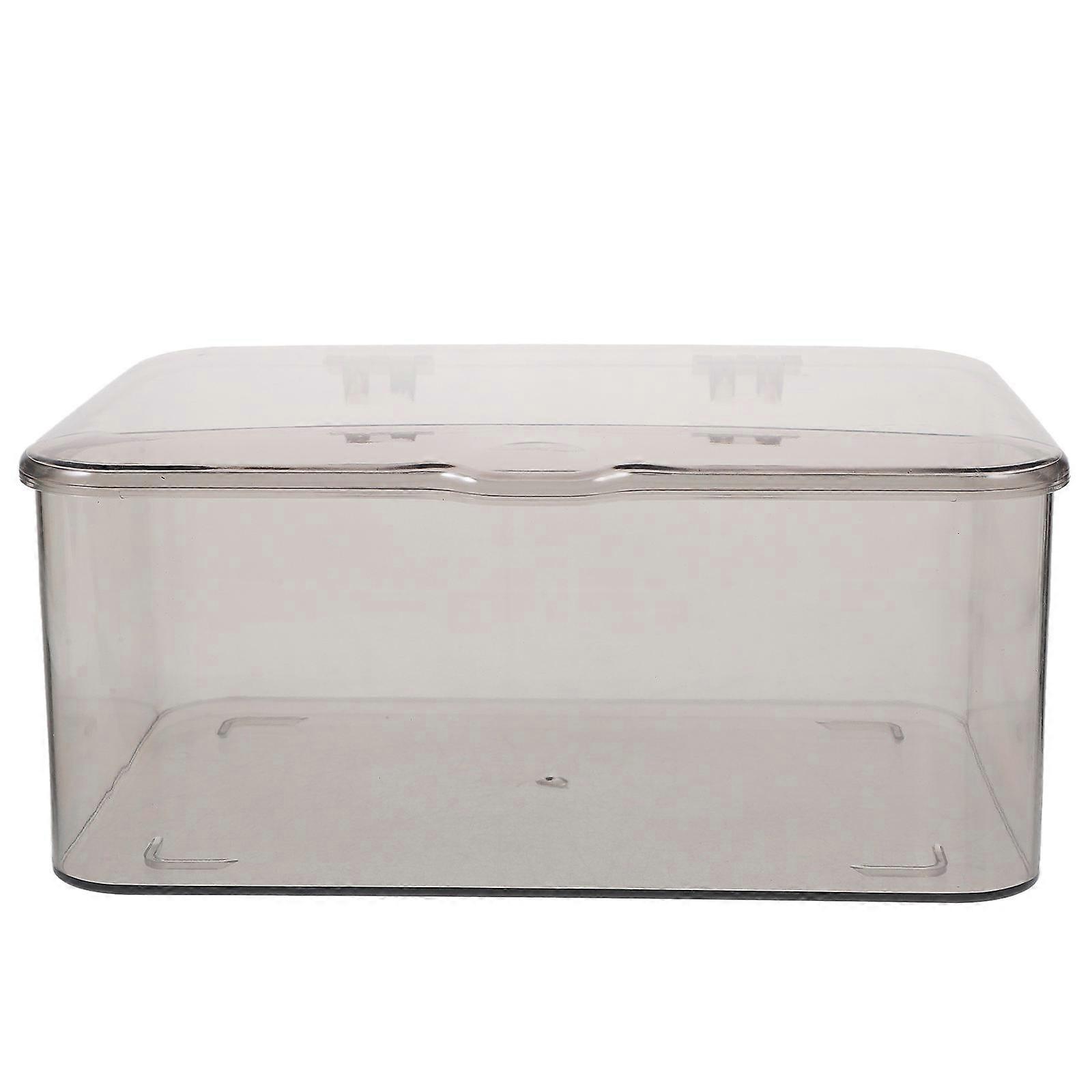 Hinged Storage Box Desktop organbzier Box Hinges Tea Set Storage Box Sundry Storage Box