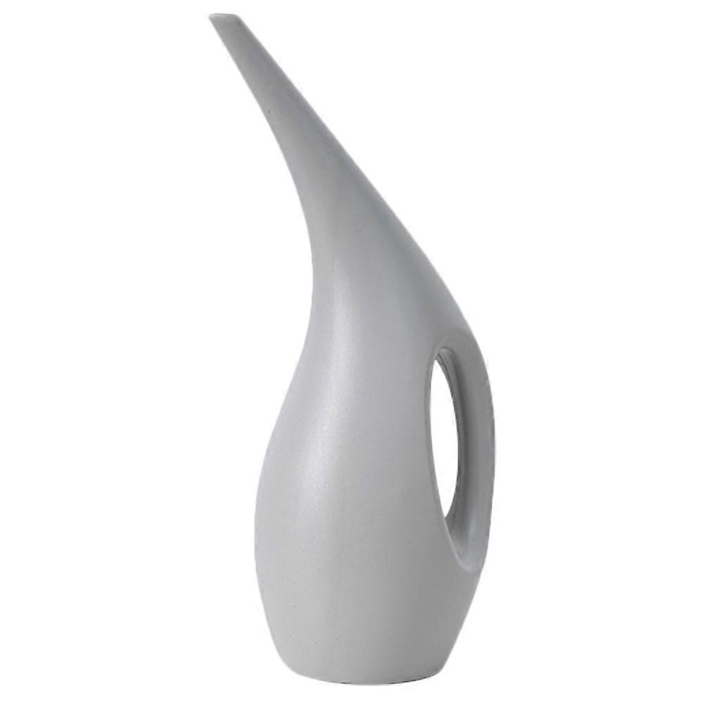 Plastic Watering Can with Long Mouth for Gardening 1PC Light Grey 1 5L