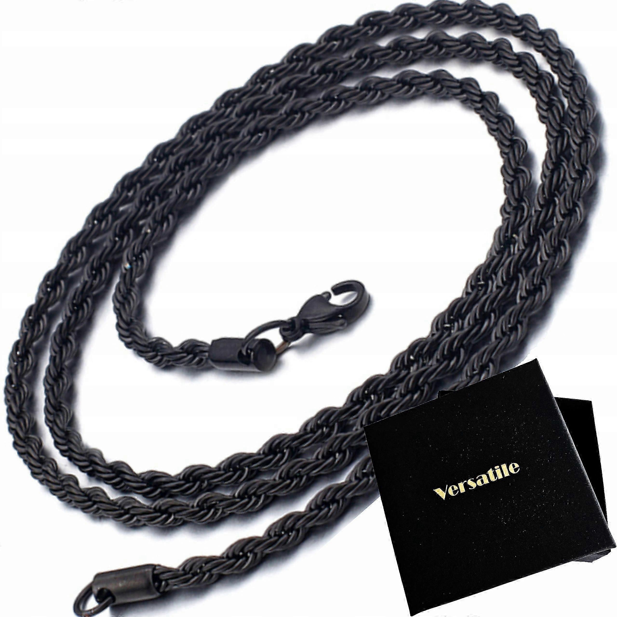 Beautiful Steel Men's Chain Black Versatile