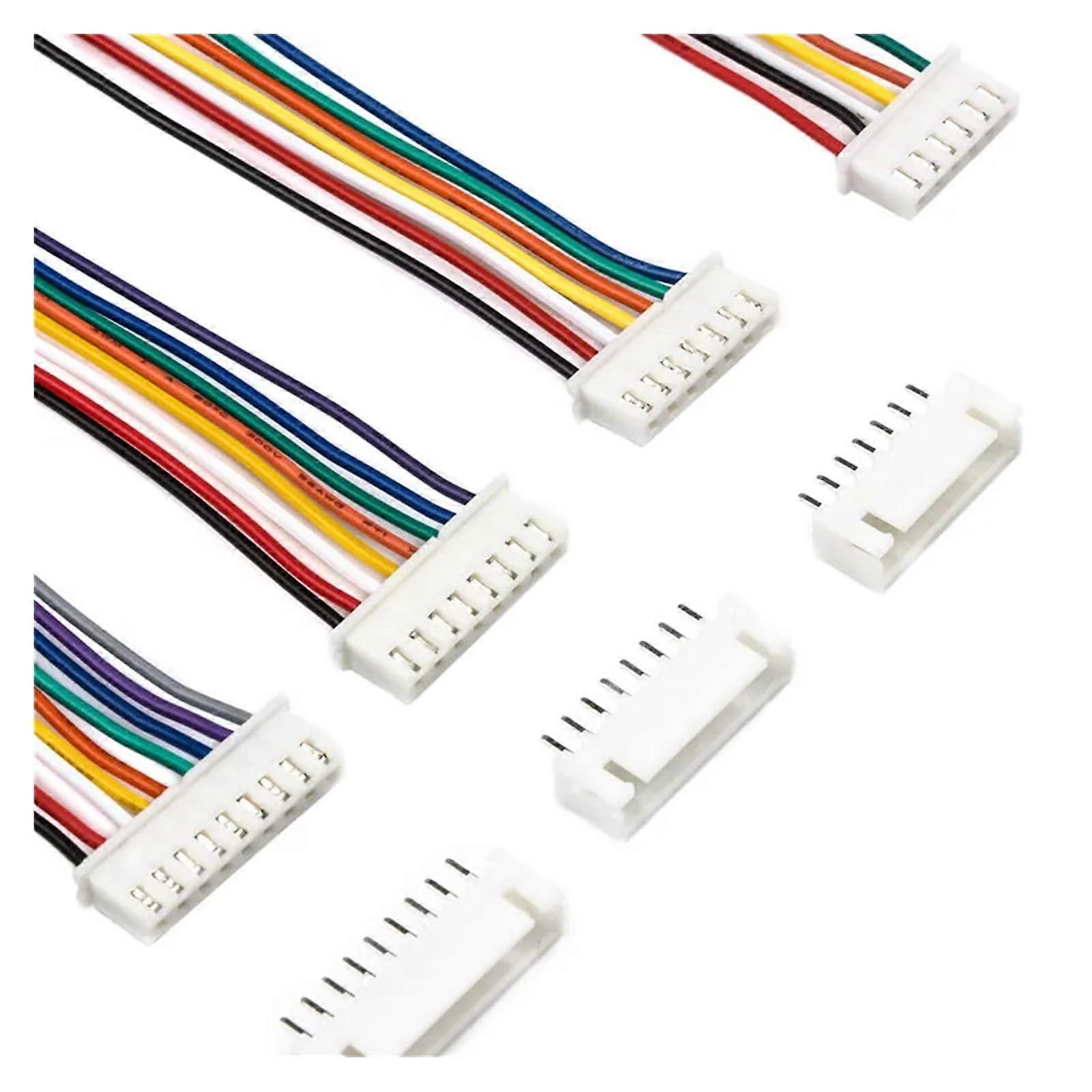10 Sets 2/3/4/5/6/7/8/9/10 Pin Pitch Male Female Socket JST XH2.54 XH 2.54 mm 15 cm Wire Length 24AWG Wire Cable Connector (10Set 2Pin) 10 set 2 pin