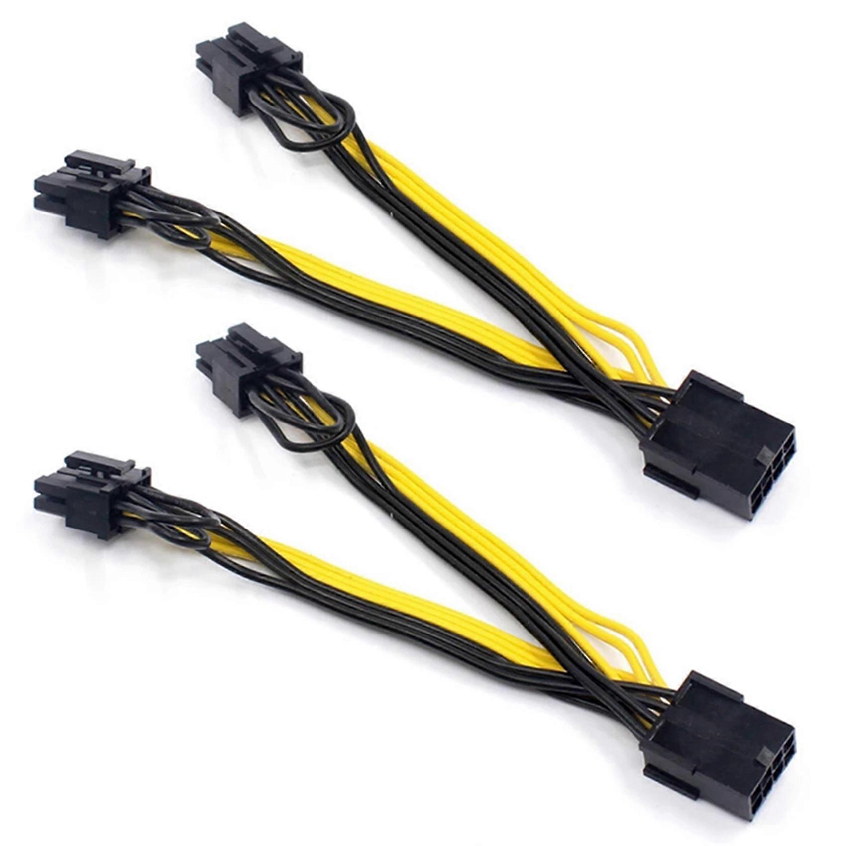 2X EPS CPU 8Pin auf 2-Port PCIe 8Pin Dual PCI-E 6+2Pin Y Splitter Miner GPU Grafikkarte Netzteil
