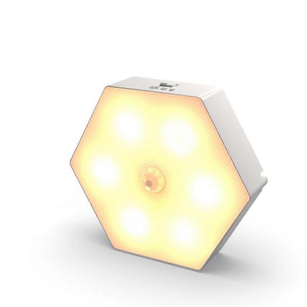 LED Square Induction Night Light Corridor Lamp 3Pack Automatic Turn Off Suitable For Hallways Dark Closets