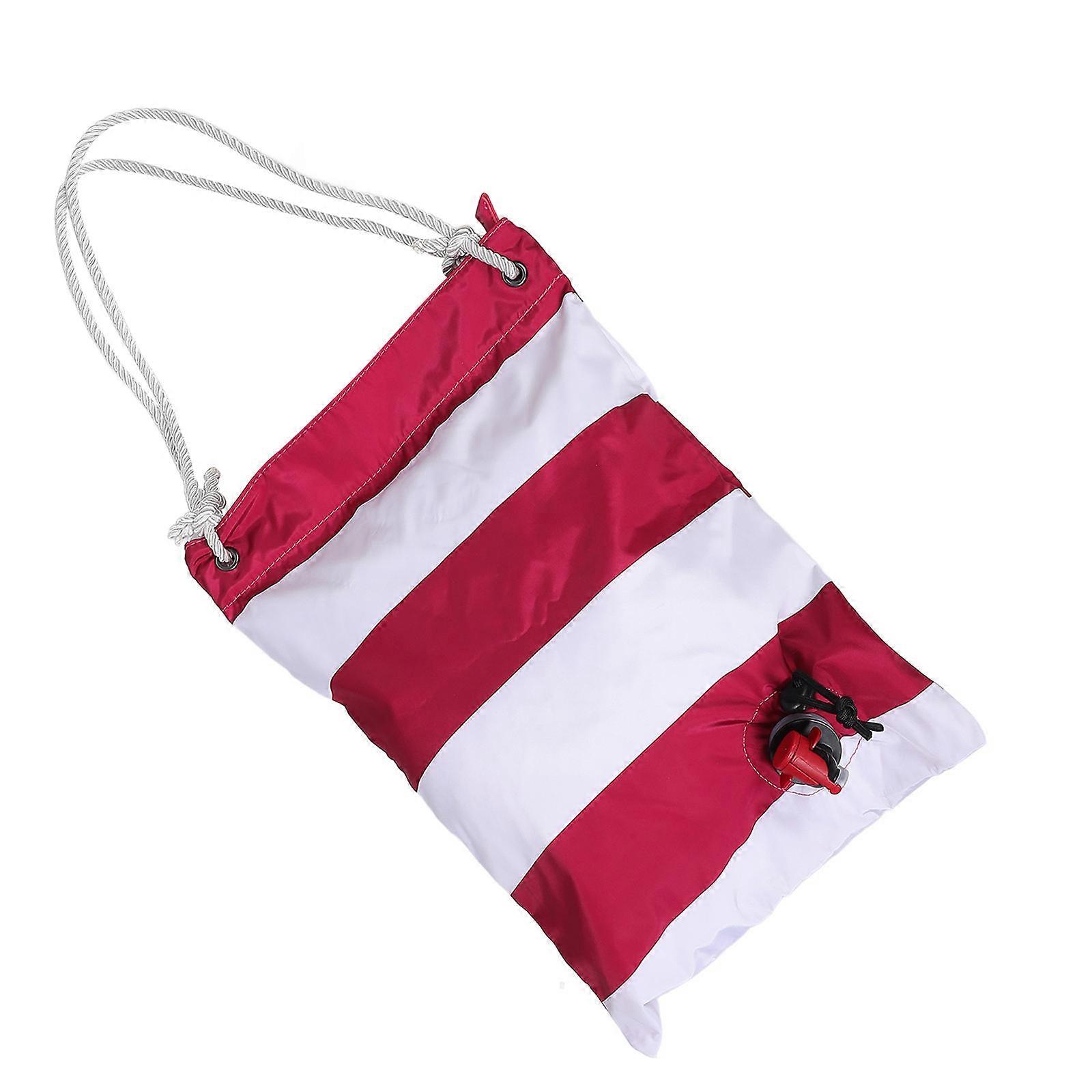 Insulated Wine Tote Bag with Spout Dispenser for Outdoor Use Portable Cloth Aluminum Foil Plastic 10 x 8.5 x 3.5 inches