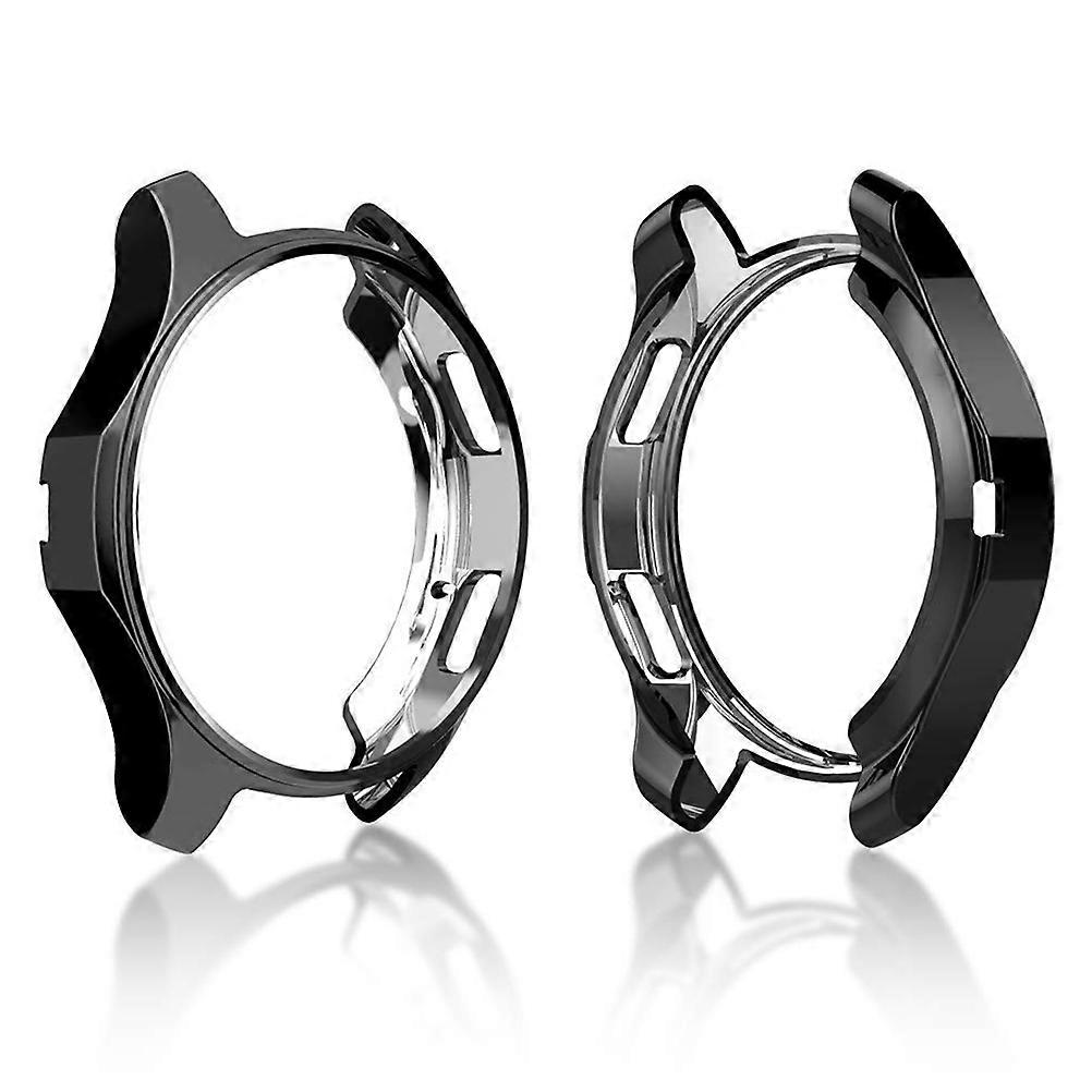 Black 46Mm Watch Cover For Gear S3 Daily Use Scratch Resistance 1Pcs
