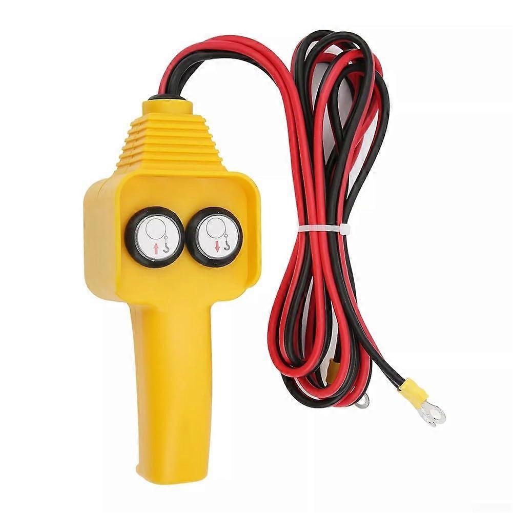 12V Winch Control Handle, Wired Remote Control for Efficient Forward and Reverse Operation (with Cable) With Wire