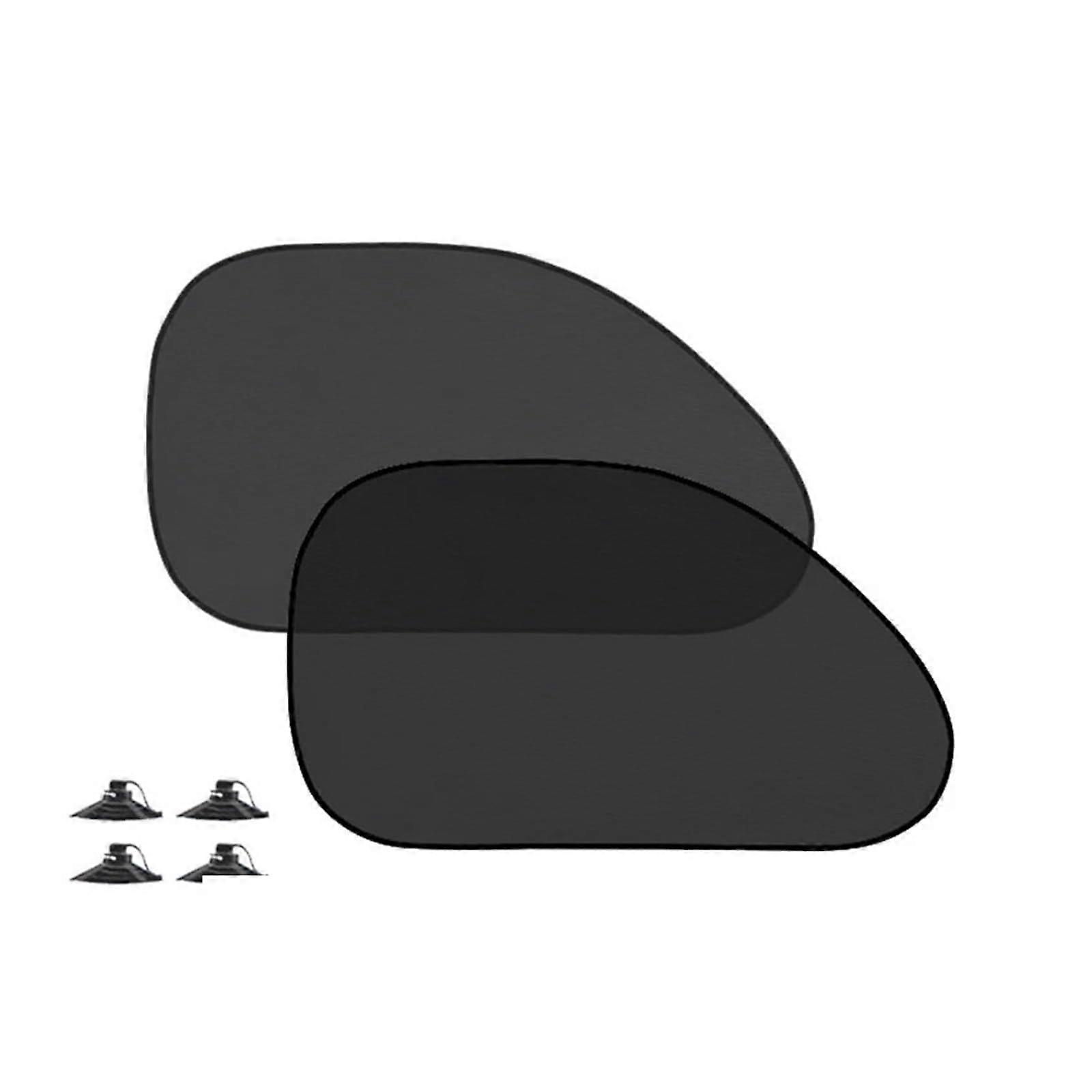 Car Sun Shade for Side and Rear Windows, Foldable UV Protection Mesh Cover, Universal Fit, Set of 1-5