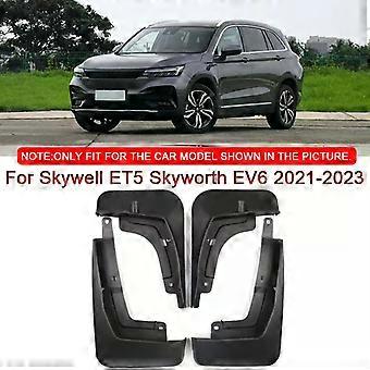 For Skywell ET5 Skyworth EV6 Elaris Beo Imperium SEV 2021-2023 Car Mud Flaps Splash Guard Mudguards MudFlaps Front Rear Fender-xj