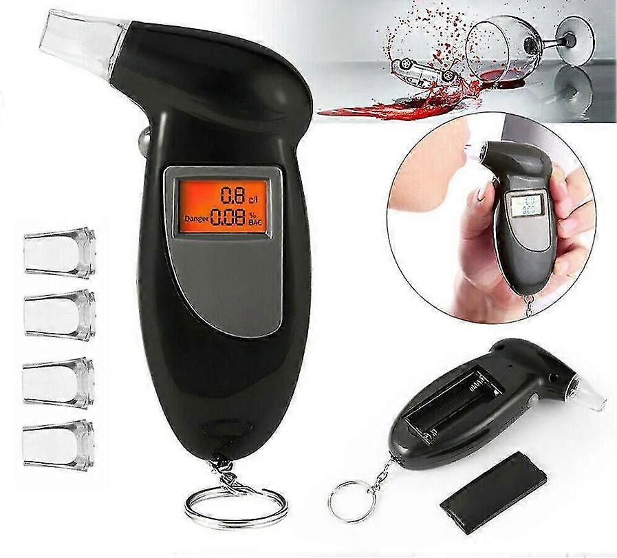 Digital LCD Breath Breathalyzer Test Alkoholtestare Analysator Detektor