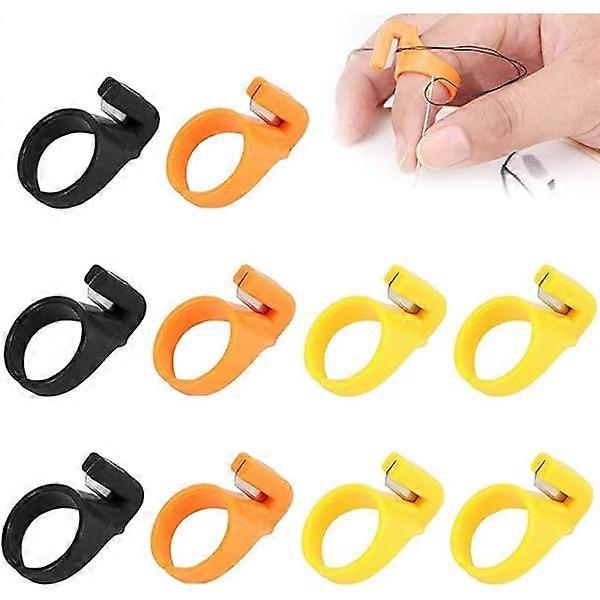 10 Stück Nähgarnschneider Ringfinger Schneidewerkzeug Kunststoff T