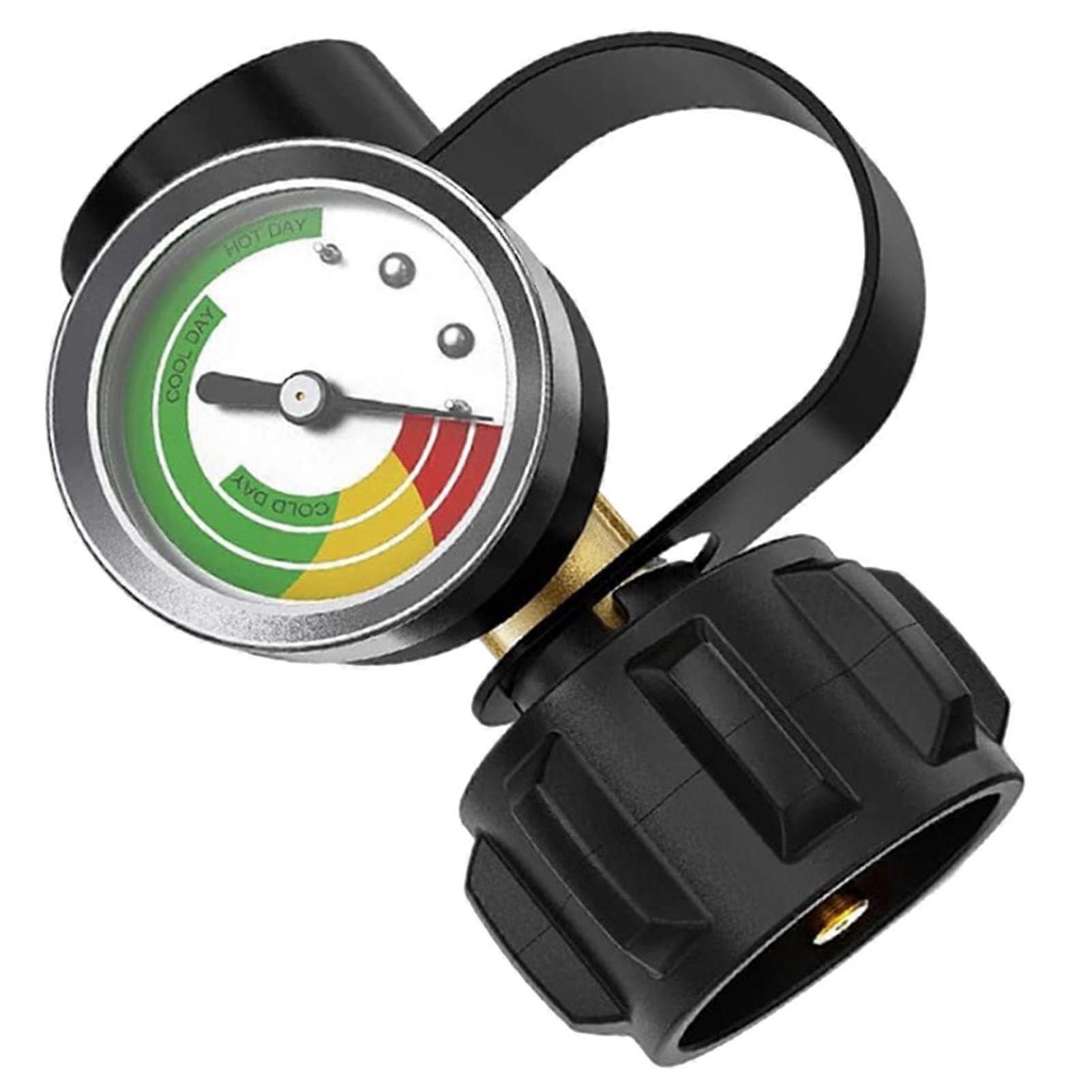 Propane Levels Indicator Metal LP Tank Gauge Propane Meter HeavyDuty Cylinder Gauges For Barbecue Lantern And Heater