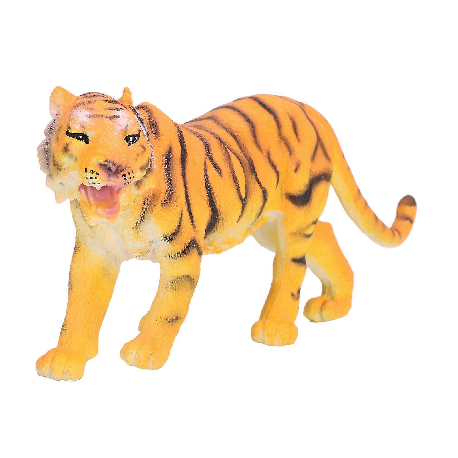 Tiger Model Educational Interesting Vivid Appearance Light Weight Durable Wearable Animal Entertainment Toy for Home