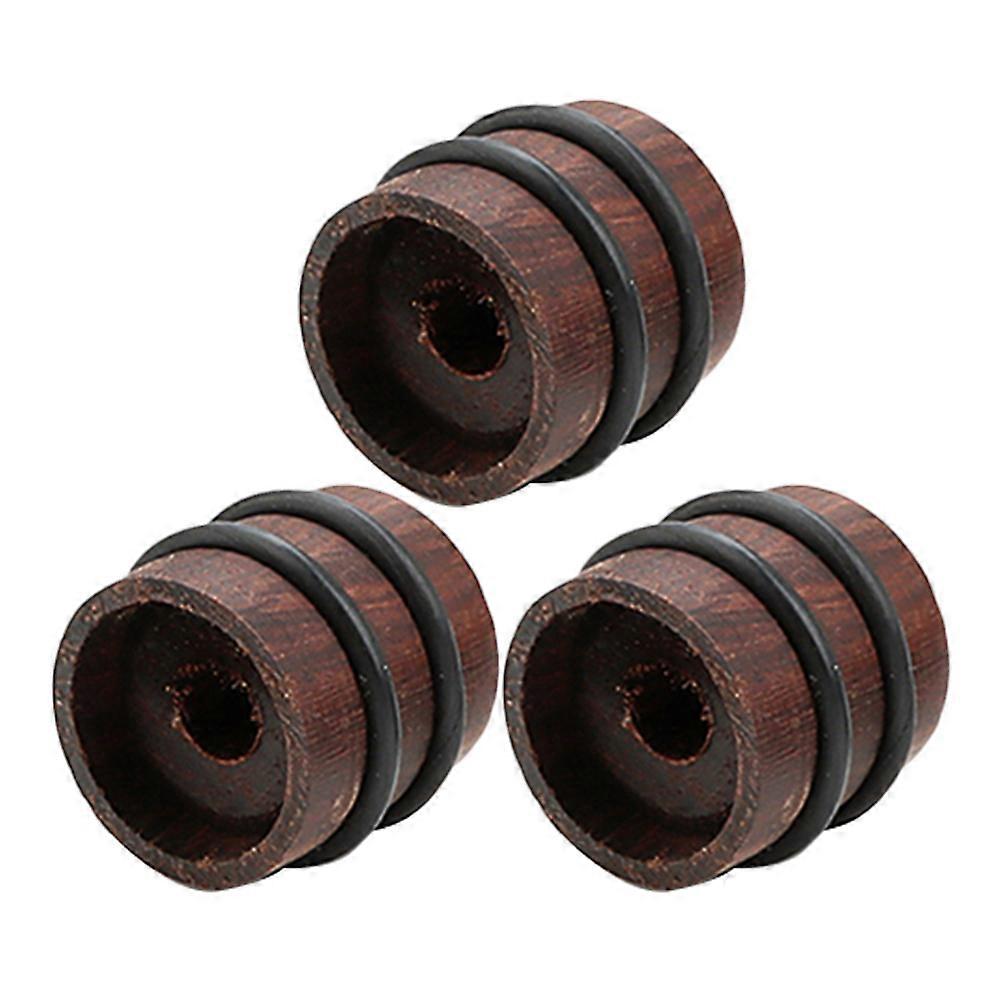 3Pcs Wood Electric Guitar Knob Bass Dome Audio Volume Control Knob Guitar Part