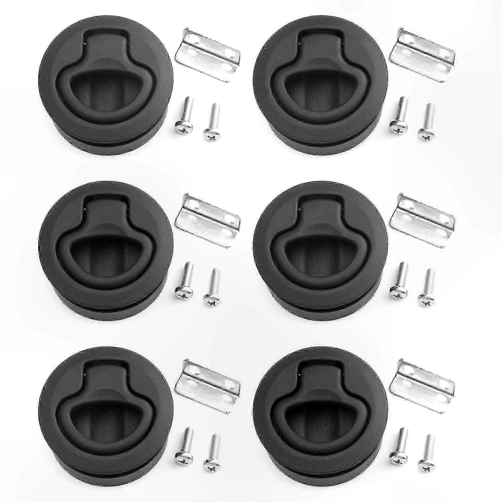 6x Slam Latch Hatch Loquet Rond Pull Loquet 1/2 Pouce Porte Remplacer M1-63 Rv Marine-A1