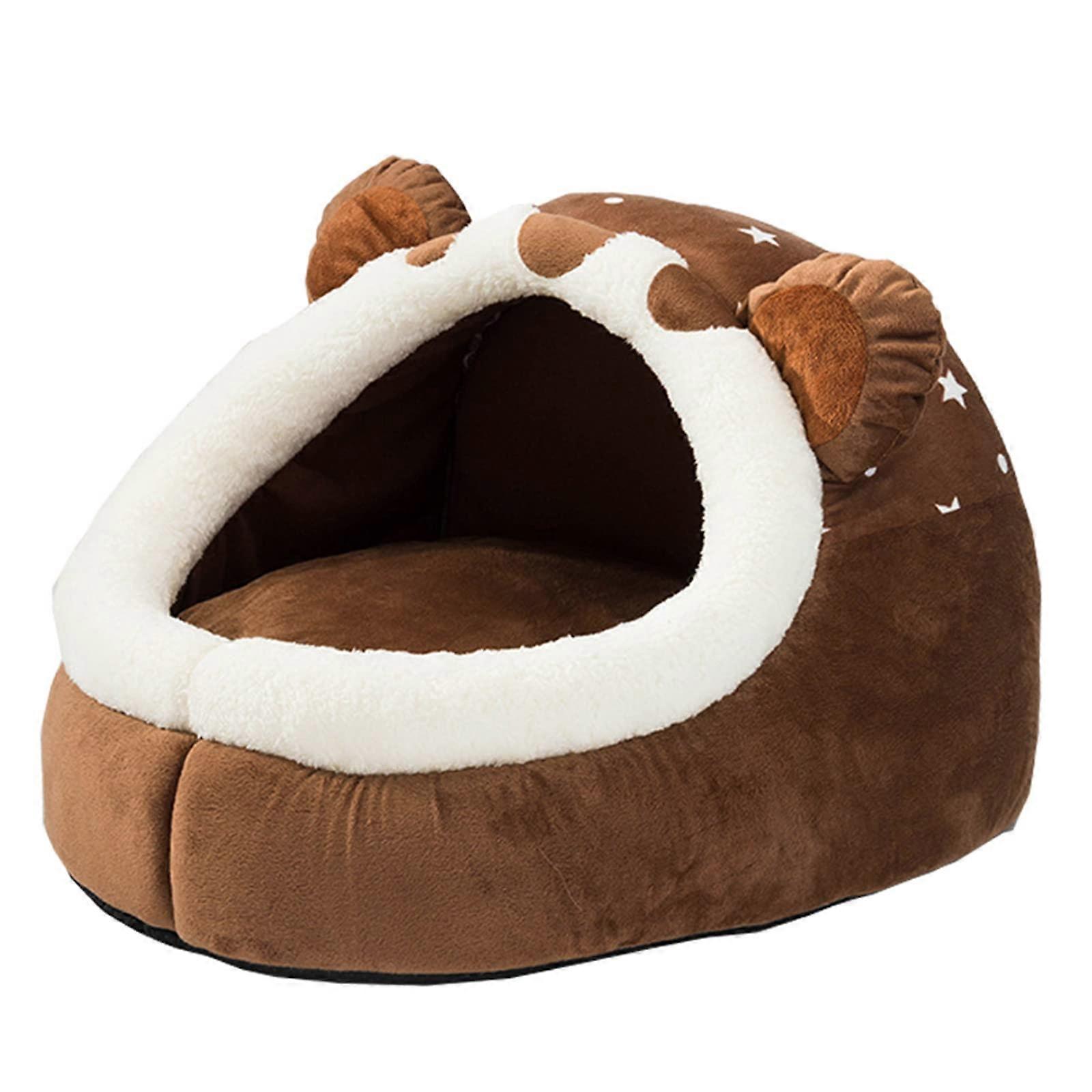 Cosy Pet Bed Warm Basket Dog Nest and Kennel for Small Dogs and Cats, Soft Fabric, Machine Washable, Large Size