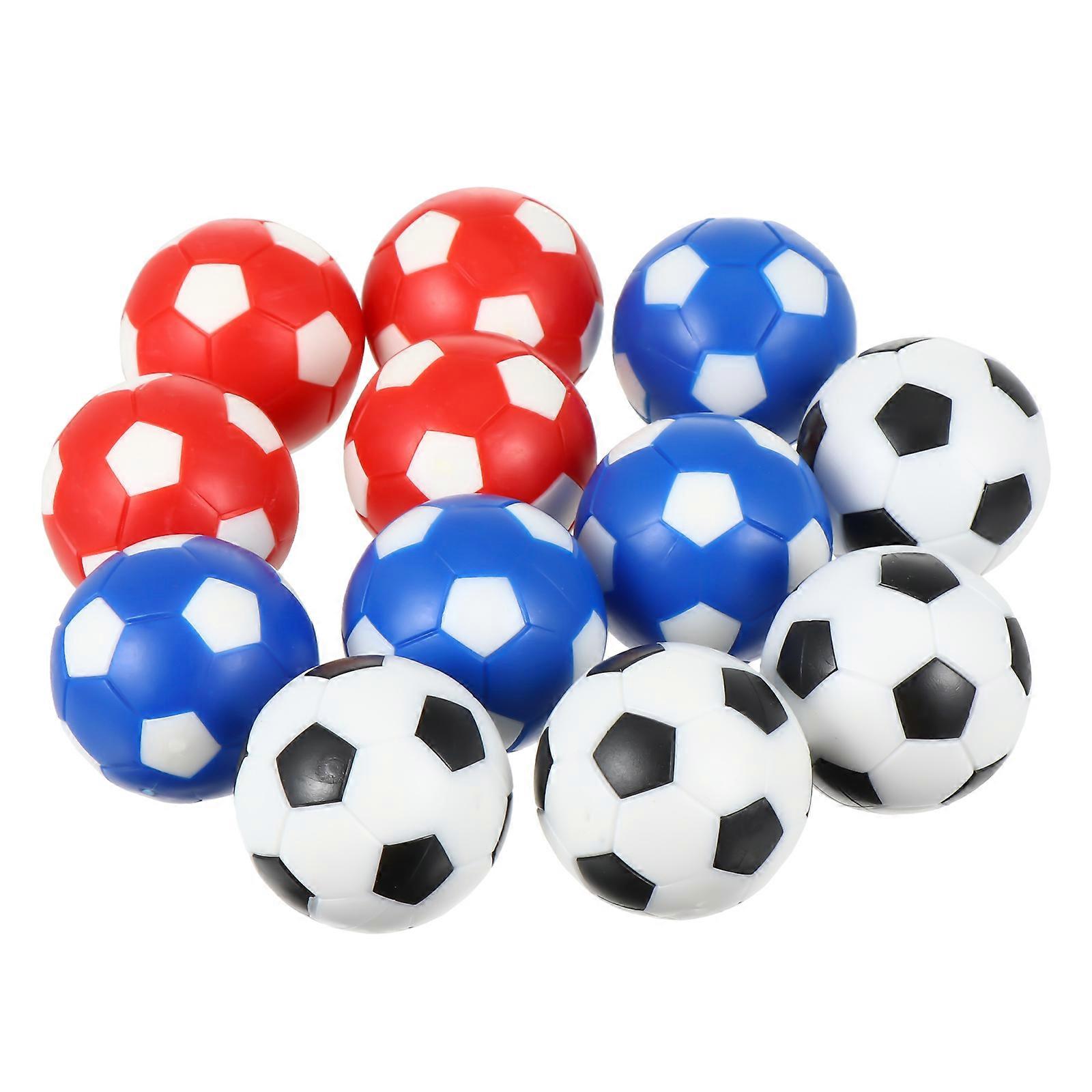 Table Football Accessories 12Pcs Replacement Balls Assorted Color Indoor Gaming Family Entertainment Designed For Football Fans