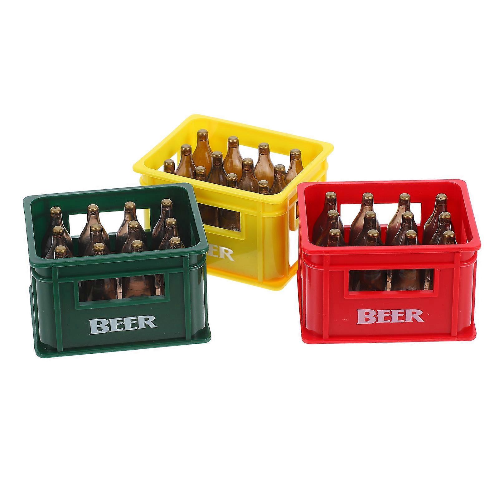 Magnetic Bottle Opener For Fridge 3D Portable Fun For Camping Assorted Color Effortless Bottle Opening 3Pcs