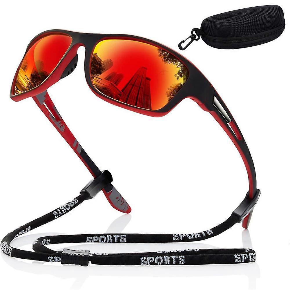 Men Sunglasses Polarized Glasses Fishing Wrap Around Eyewear with