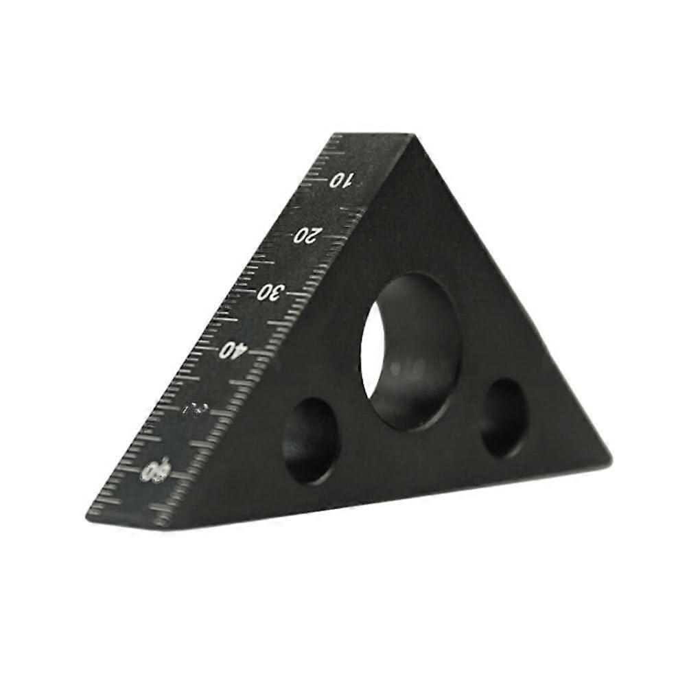 Precision Tool Metal T Ruler for Accurate Measurements DC42 Black Alloy Right Angle Ruler
