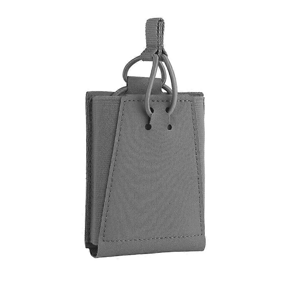 Hunting Single Shot Bag 7.62 Caliber, Outdoor Molle Mountable, Multifunctional Accessory Grey
