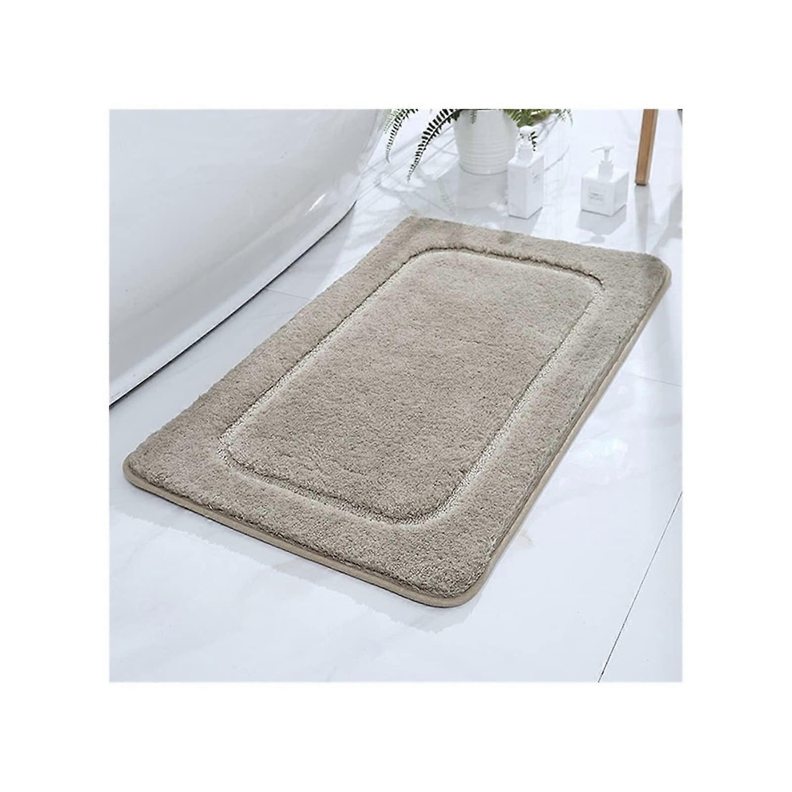 Non-Slip Bath Mat Absorbent Soft Area Rug for Bathroom Kitchen Living Room Toilet Floor Mats 40x60cm Color H