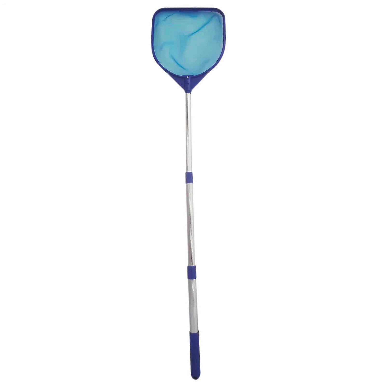 Pool Skimmer Net with Ultra-Fine Mesh - Telescopic Pole for Efficient Cleaning of Pools, Hot Tubs, and Fountains