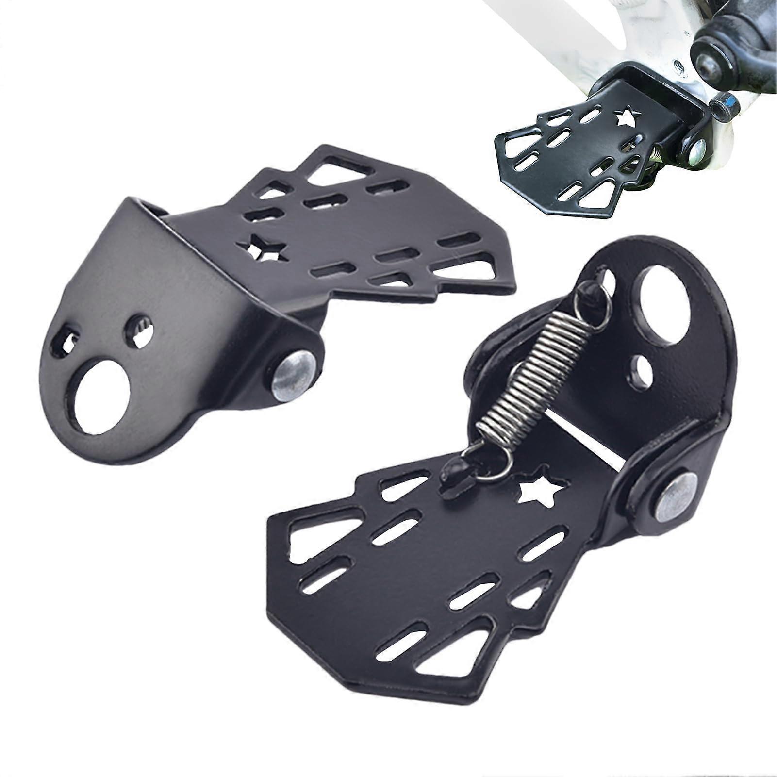 Pegs - Bike Footrests, Rear Axle Pedals For Folding Mountain Bike, Non-Slip Textured Peg Set For Dirt Jump, Stunt Riding