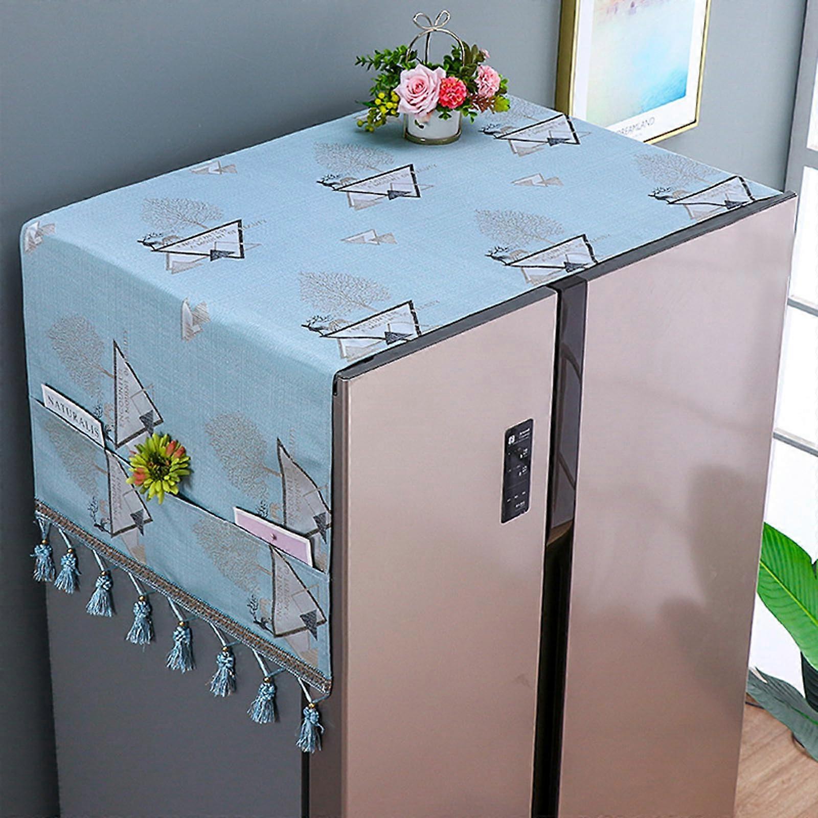 Fabric Dustproof Cover for Refrigerator, Washing Machines Microwave Ovens 35*97cm