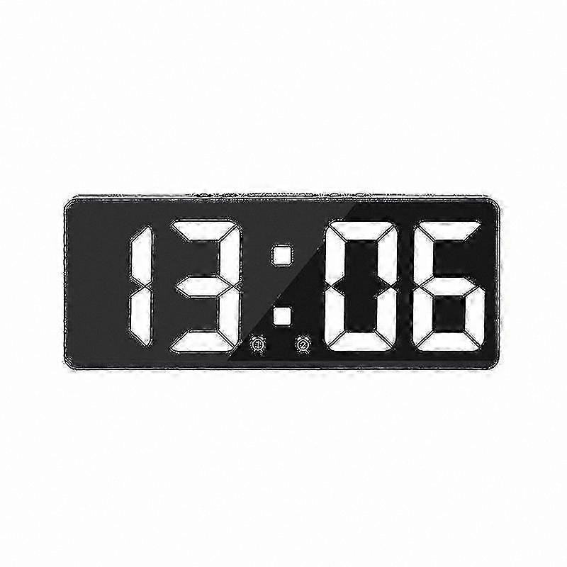 LED Alarm Clock with Temperature and Date Display for Students and Dormitory Use Multi-Function Compact Design Multi-Group Alerts