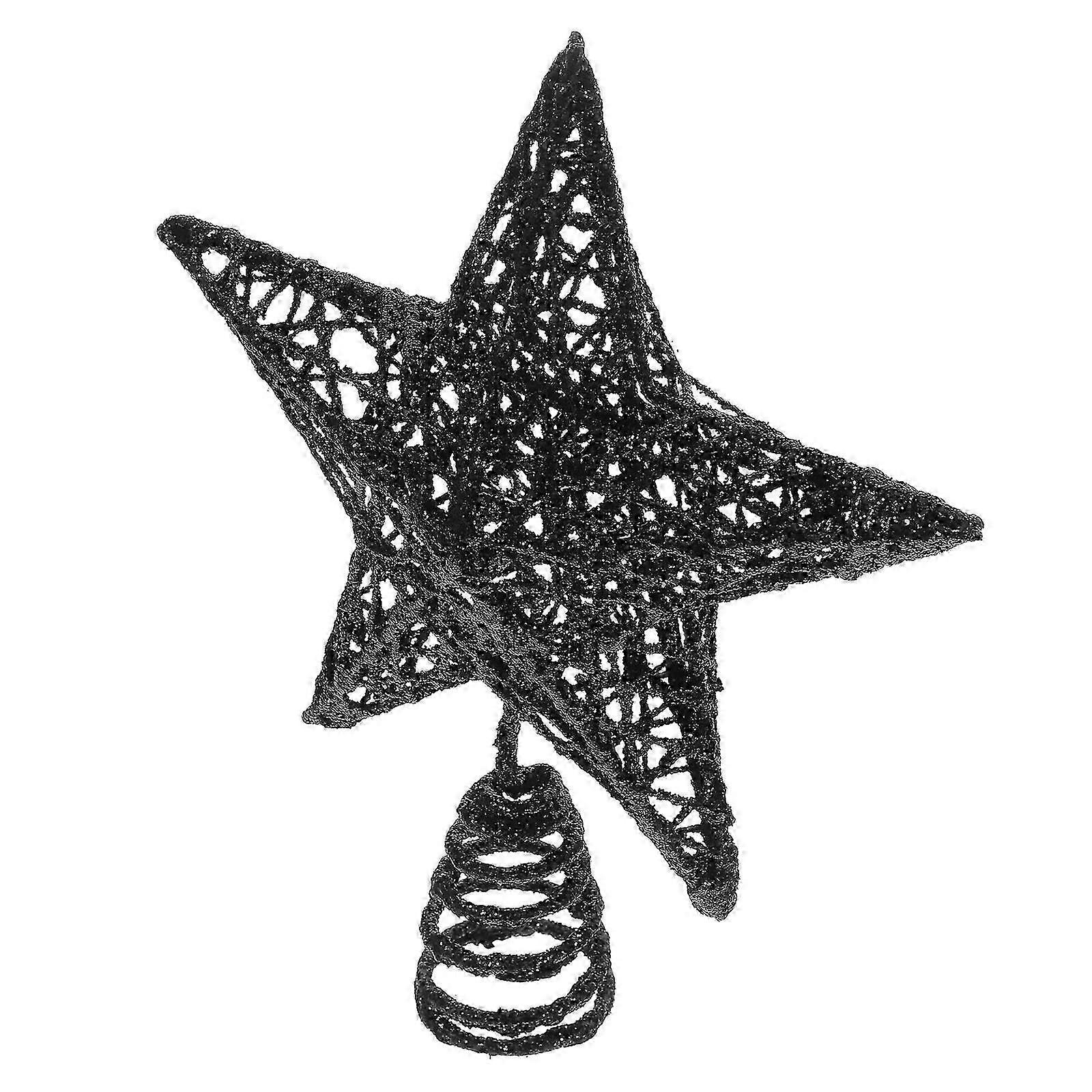 スターツリートッパーアイアンお祝いの雰囲気クリスマスデコレーション19.00X16.00X3.50CMエレガントなデザイン1セット