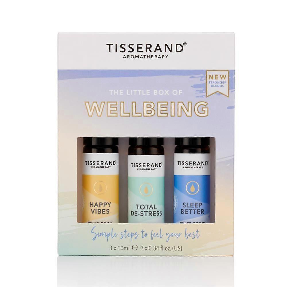 Tisserand Little Box of Wellbeing contains 3 pulse point roller balls - 3 Pack