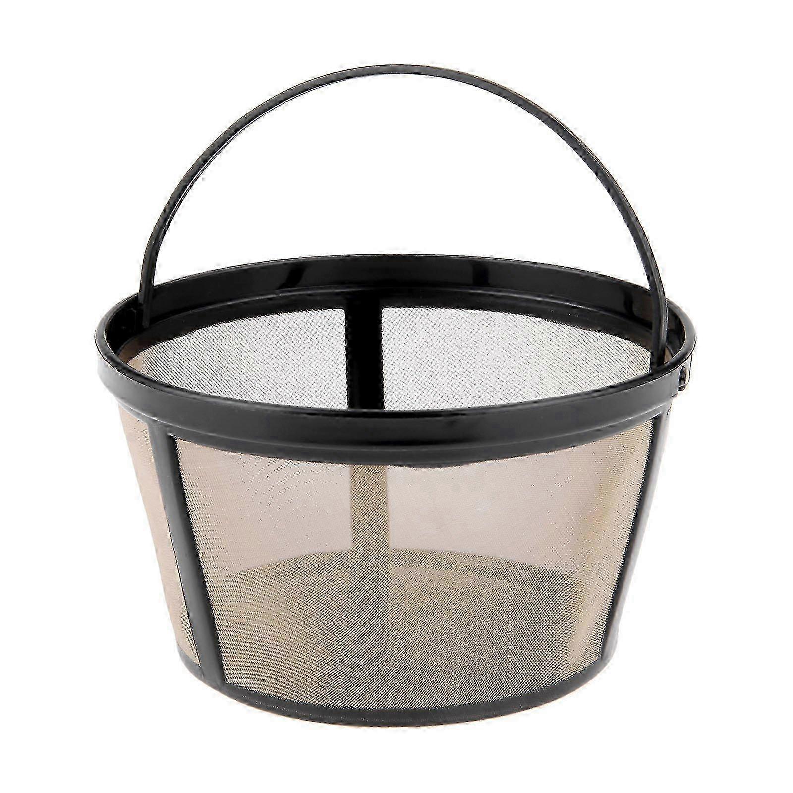 Reusable Permanent Coffee Filter with Solid Bottom Design for All Coffee Makers