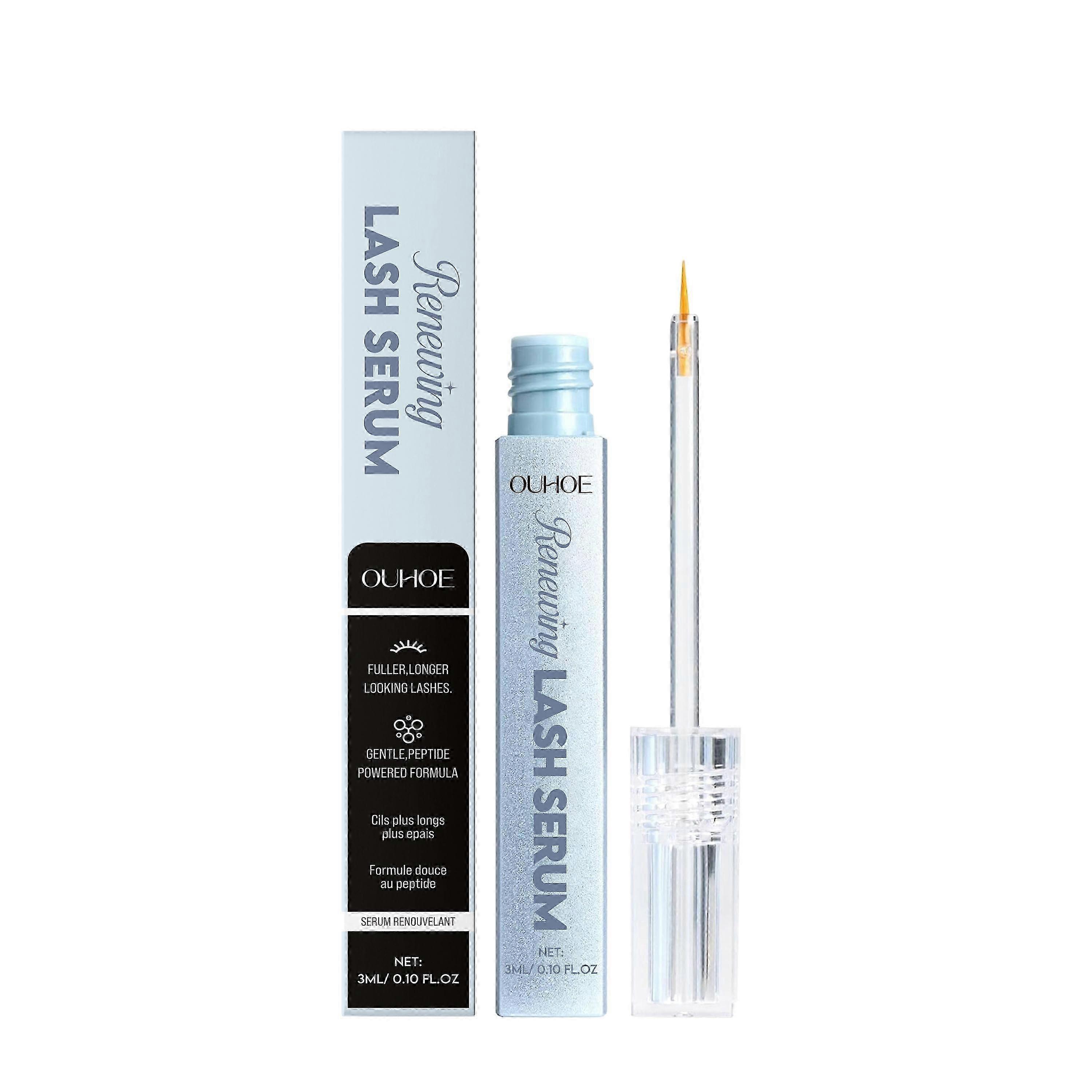 OUHOE Mascara Gentle and Moisturizing Curling and Stretching Natural Eyelash Care Liquid for Daily Use, Portable and Non Shedding Makeup