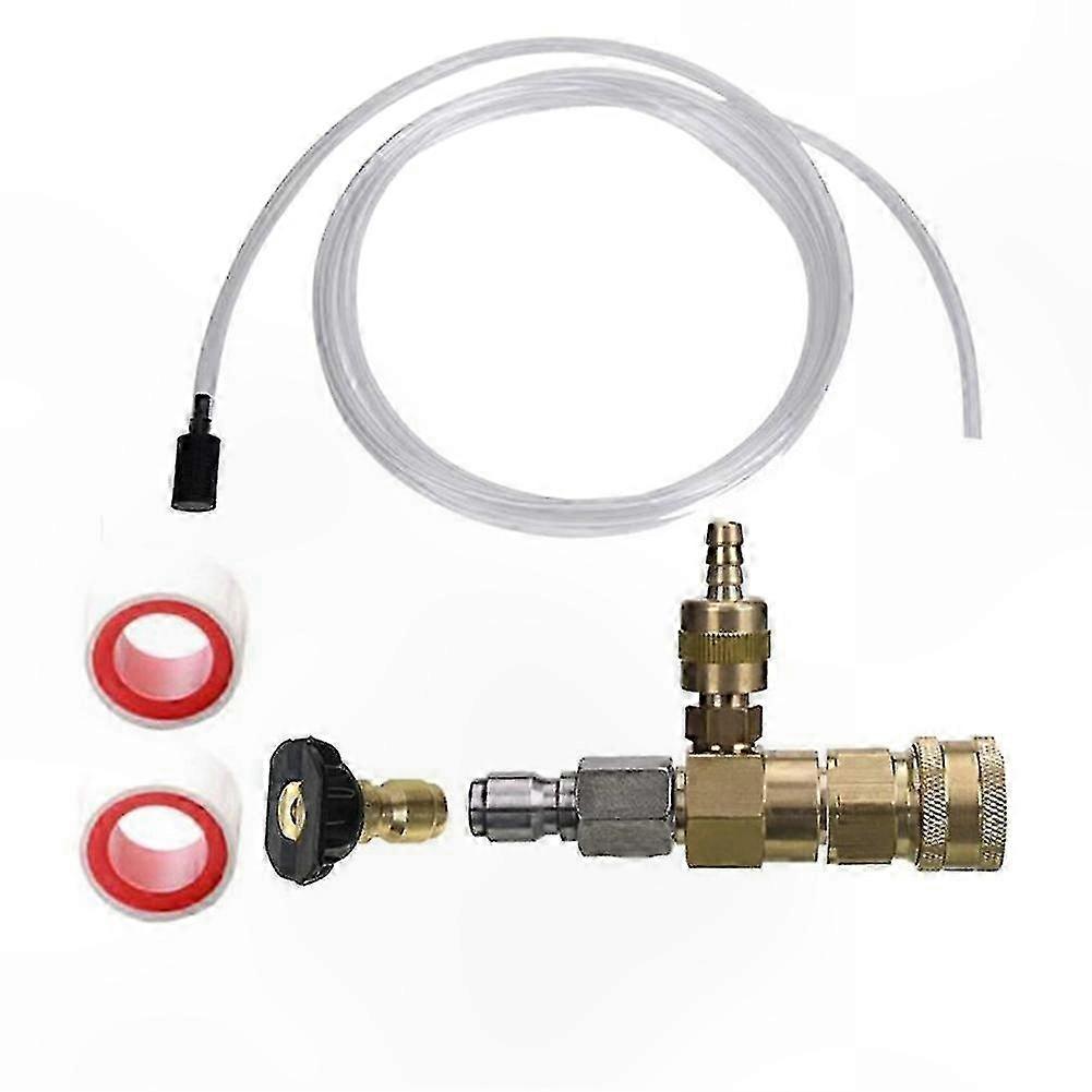 3/8 Inch Quick Connect Adjustable Soap Injector for Pressure Washers