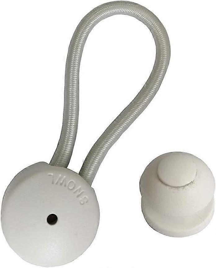 10 Sets Bungee Shock Cord Clip with Knobs Pull Tie Down Tarp Canvas Knobs for