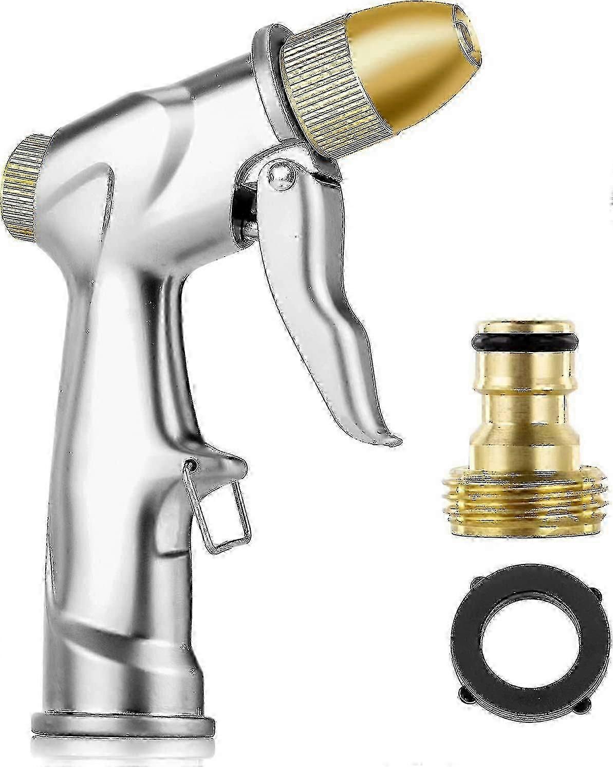 ترقية حديقة خرطوم فوهة الثقيلة المعدنية المحمولة فوهة المياه ارتفاع ضغط مسدس قبضة