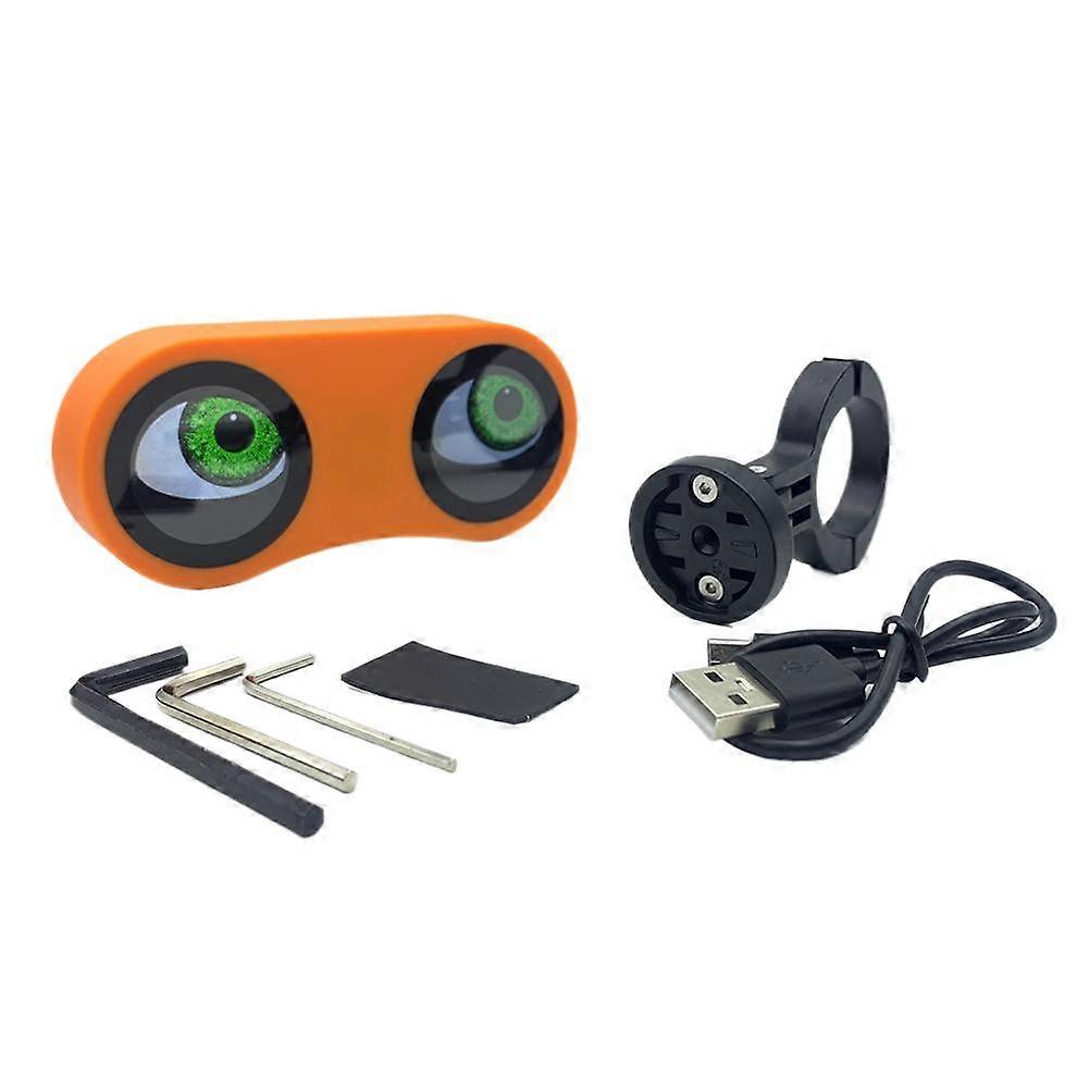 Devil Eye Lights - Multicolor Dynamic USB Rechargeable Bike Light for Night Safety & Style