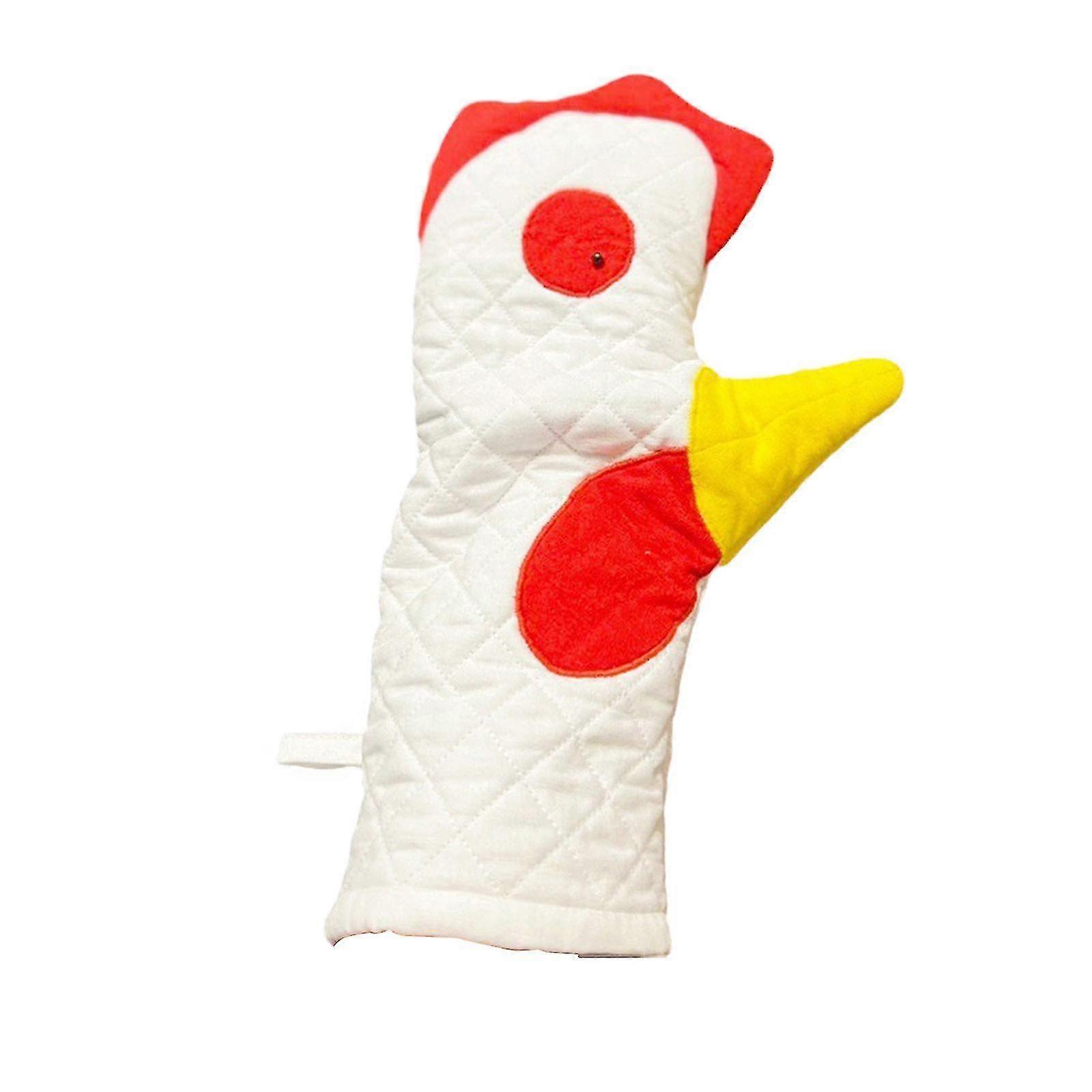 Rooster-shaped heat-insulating glove set, 30x18x2cm, environmentally friendly, multi-functional and lightweight