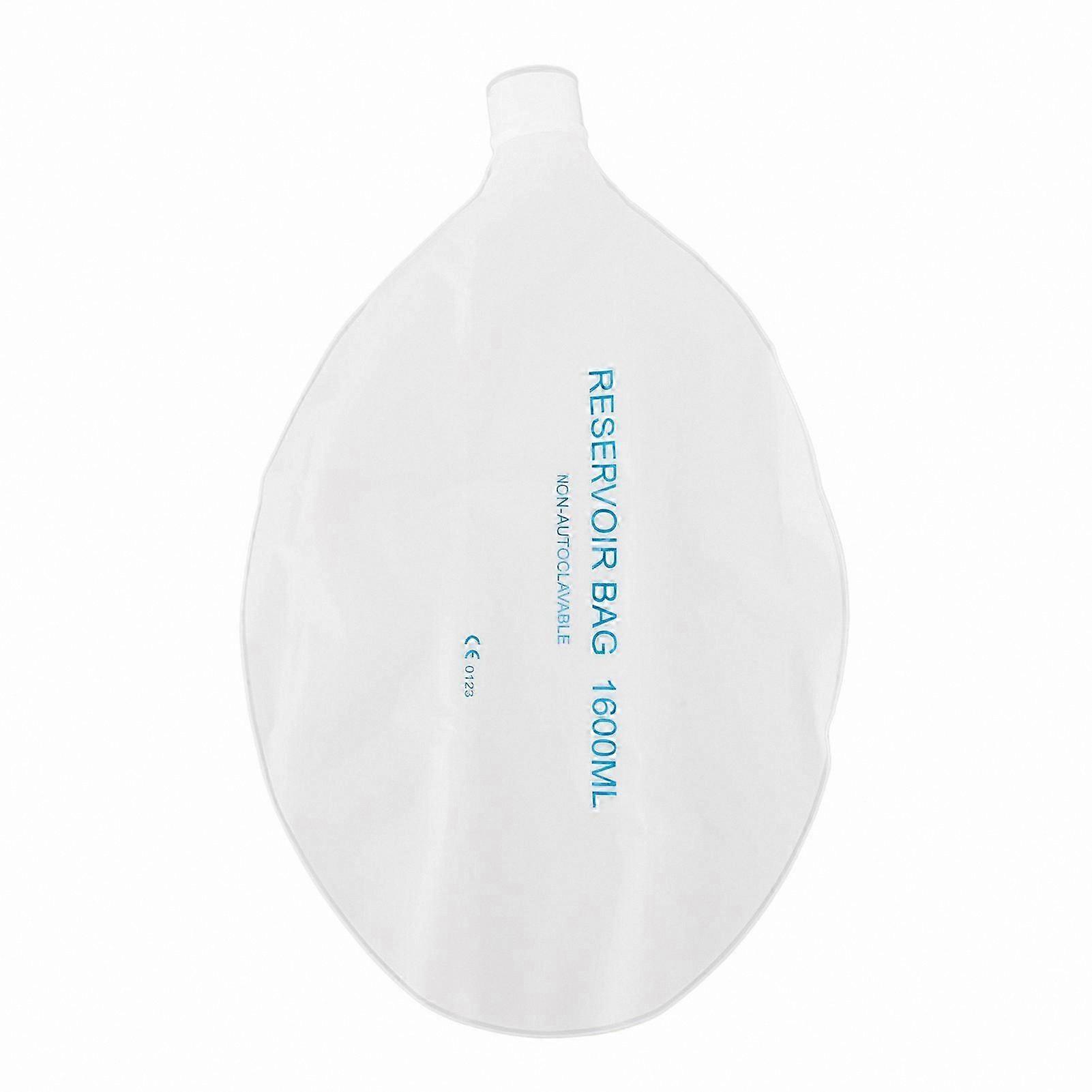 1600ml Resuscitator Bag with 2.5cm Oxygen Tube Adapter for Emergency Use