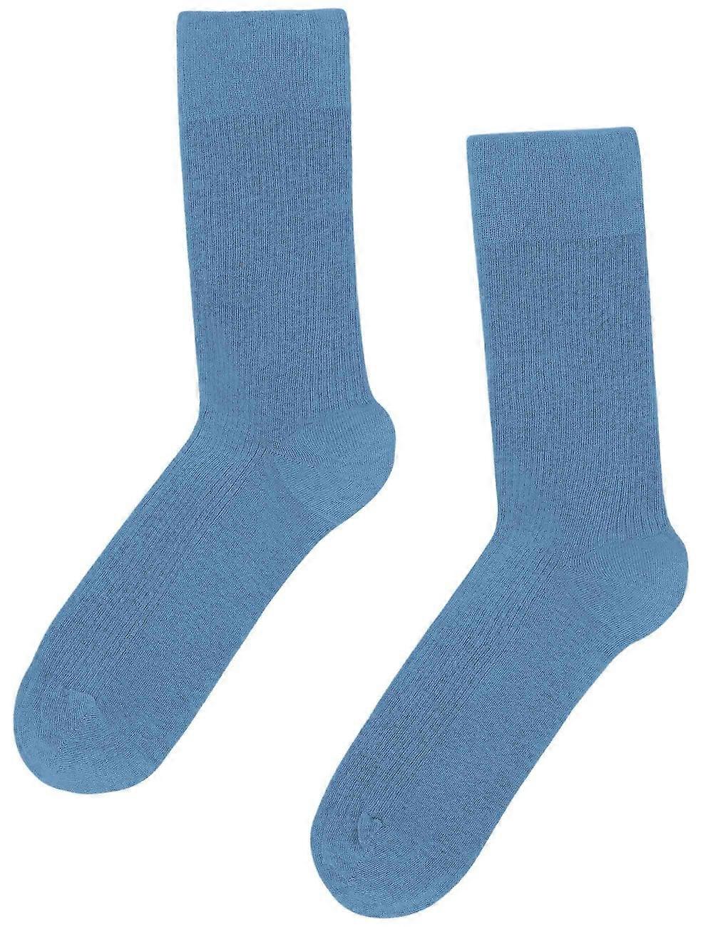 Men's Colorful Standard Women's Classic Organic Socks - Seasideblue