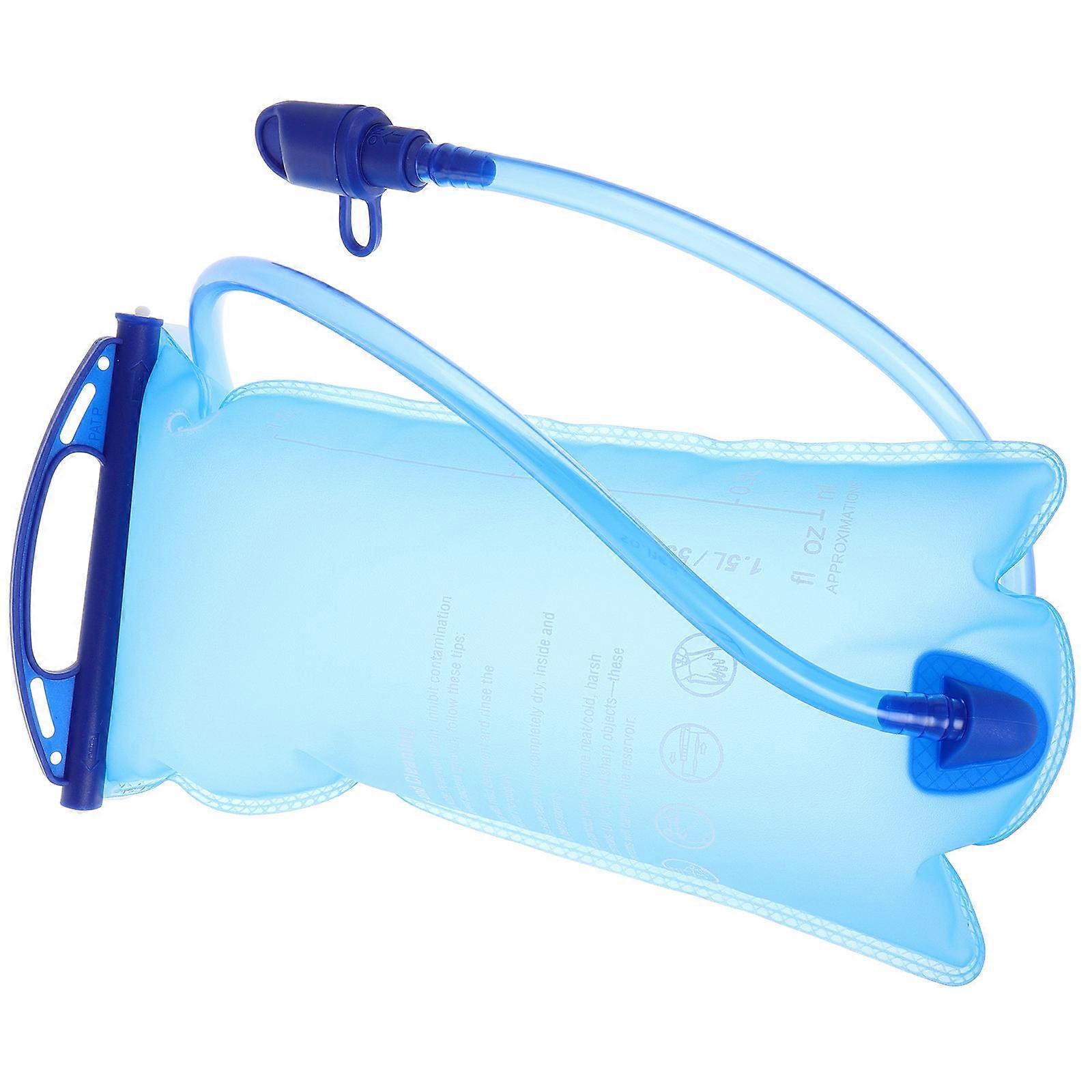 Cycling Trips Water Bladder TPU Lightweight Comfortable with Leakproof Design 1.5L 1Pack