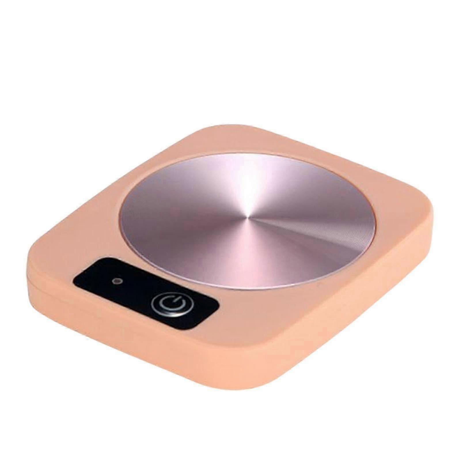Coffee mug warmer usb charging ceramic metal multi function pink