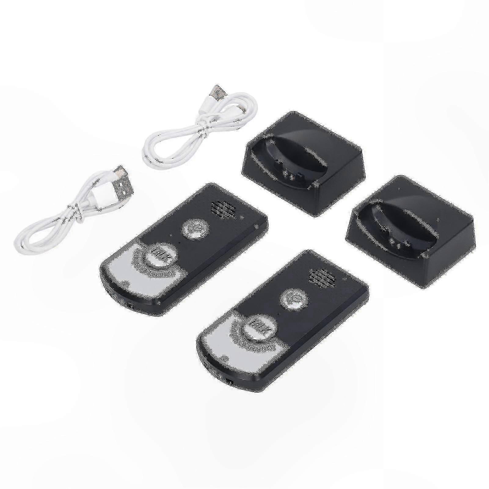 Long Range Wireless Intercom System with Two-Way Voice and Waterproof Doorbell Functionality