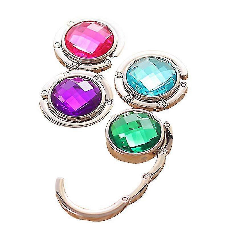 2025 4Pcs Foldable Purse Hook Handbag Hangers for Table Folding Decor Table Hook