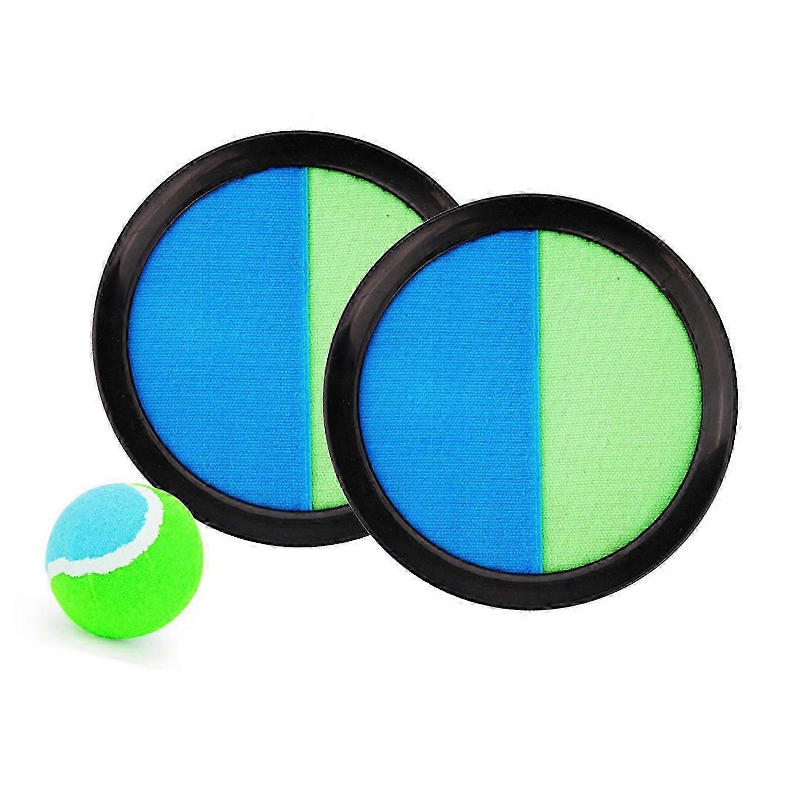 Sticky Plate Training Ball Throwing Game With Adhesion Plate Safe Soft Fabric Ball Activity Toy For Toddler Interaction Yellow Red
